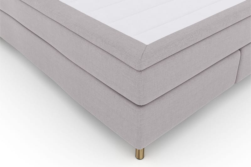 Select No 6 Kontinentalsäng 180x200 F/M Memory/Pocket - Ljusgrå/Koppar - Products - Möbler - Säng - Kontinentalsäng