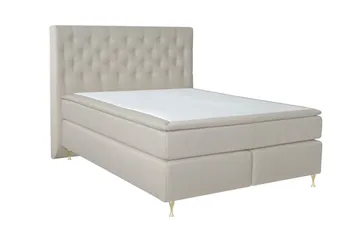 Select No 6 Kontinentalsäng 210x210 F/M Memory/Pocket - Beige/Guld - Products - Möbler - Säng - Kontinentalsäng