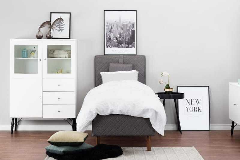 Sundborn Ramsäng 90x200 - Grå - Products - Möbler - Säng - Enkelsäng