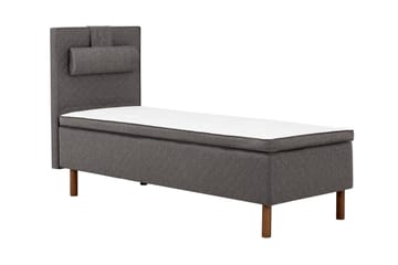 Sundborn Ramsäng 90x200 Medelfast Memory - Grå - Products - Möbler - Säng - Enkelsäng