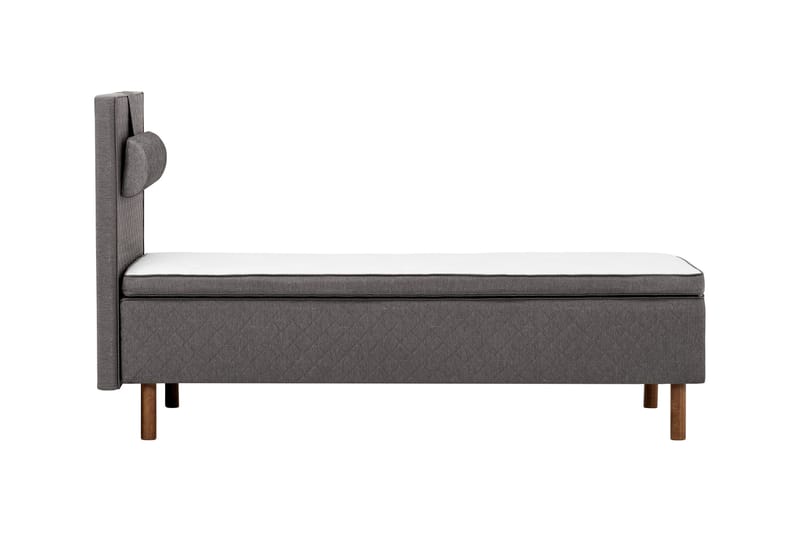 Sundborn Ramsäng 90x200 Medelfast Memory - Grå - Products - Möbler - Säng - Enkelsäng