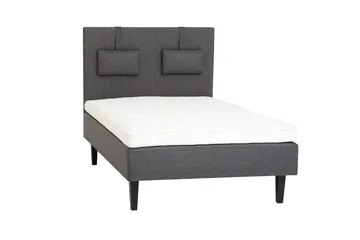 Viken Bas Ramsäng 120x200 - Ancona Grå - Products - Möbler - Säng - Enkelsäng