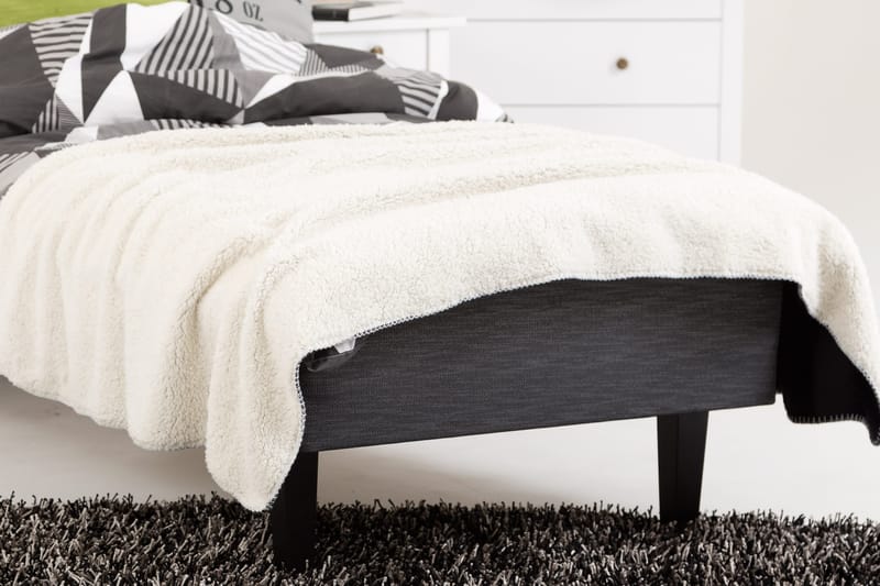 Viken Bas Ramsäng 80x200 - Ancona Grå - Products - Möbler - Säng - Enkelsäng