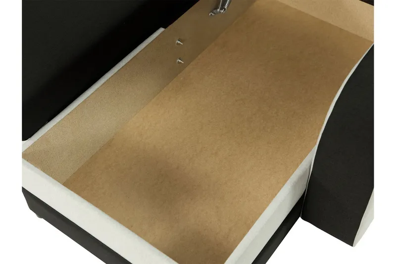 Alvared 3-sits Hörnbäddsoffa Universal - Röd/Svart - Products - Möbler - Soffa - Bäddsoffa - Bäddsoffa divan