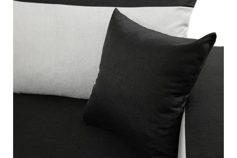 Alvared 3-sits Hörnbäddsoffa Universal - Vit/Röd - Products - Möbler - Soffa - Bäddsoffa - Bäddsoffa divan