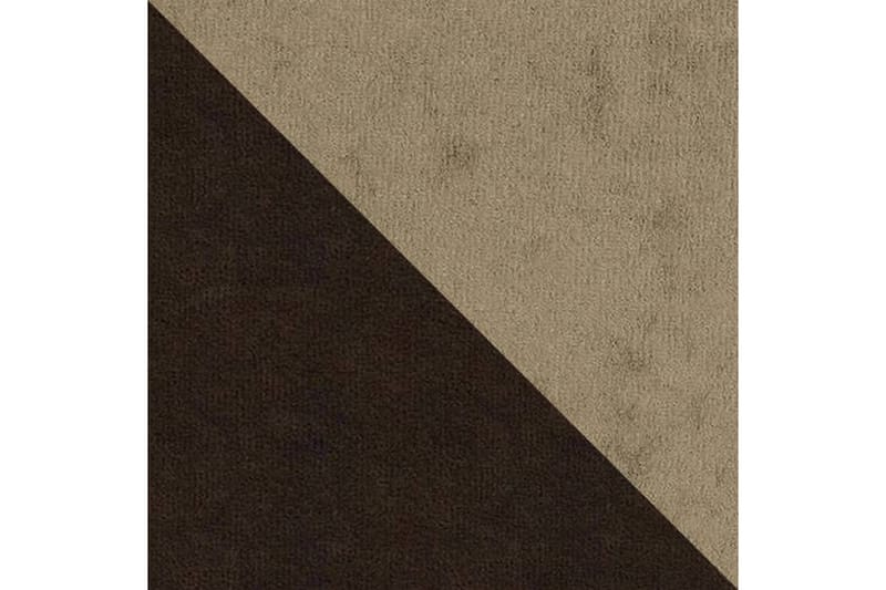 Alvared 4-sits Bäddsoffa med Dubbeldivan med Förvaring - Sammet/Brun/Beige - Products - Möbler - Soffa - Bäddsoffa - U bäddsoffa