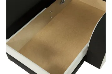 Alvared Djup 3 sits L soffa -Hörnbäddsoffa Universal 230 cm - Beige / Svart / Vit - Products - Möbler - Soffa - Bäddsoffa - Bäddsoffa divan