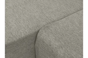 Barile Bäddsoffa med Divan 3-sits i Plysch - Grå - Products - Möbler - Soffa - Bäddsoffa - Bäddsoffa divan