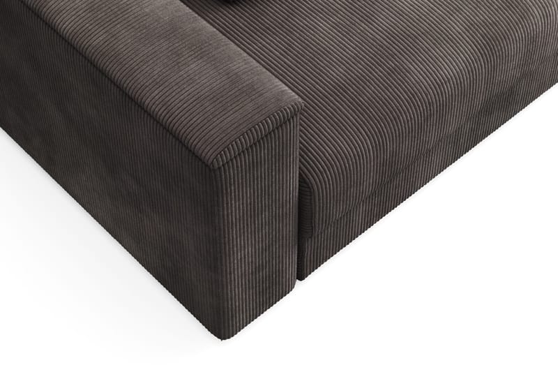Bergen Extra djup 3-sits Bäddsoffa med Divan och Bäddmadrass i Memoryskum och Tvättbar klädsel - Taupe - Products - Möbler - Soffa - Bäddsoffa - Bäddsoffa divan