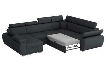 Boston Hörnsoffa Vänster - Brun - Products - Möbler - Soffa - Bäddsoffa - Hörnbäddsoffa