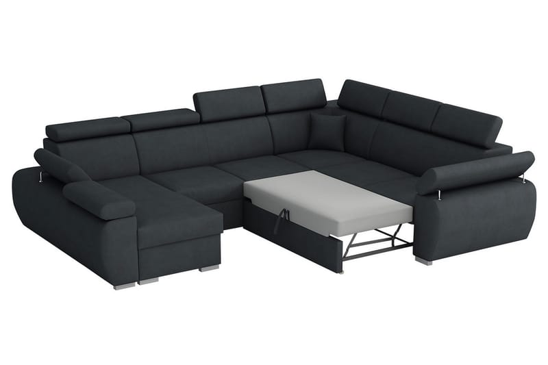 Boston Hörnsoffa Vänster - Brun - Products - Möbler - Soffa - Bäddsoffa - Hörnbäddsoffa