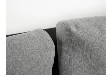 Cerys Bäddsoffa med Divan Vändbar - Svart - Products - Möbler - Soffa - Bäddsoffa - Bäddsoffa längsbäddad