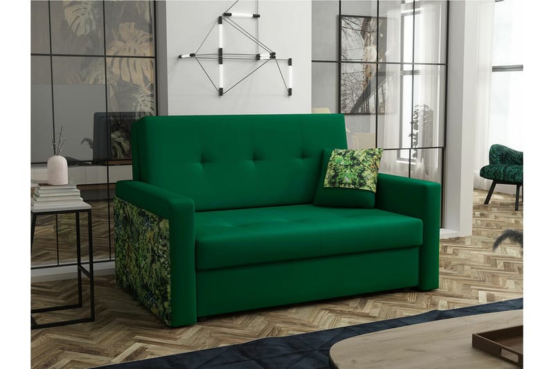 Denegal 2-sits Bäddsoffa Dark green - Products - Möbler - Soffa - Bäddsoffa - 2 sits bäddsoffa