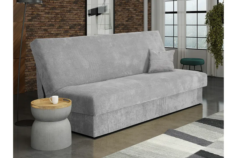 Denegal 3-sits Bäddsoffa Ljusgrå - Products - Möbler - Soffa - Bäddsoffa - 3 sits bäddsoffa