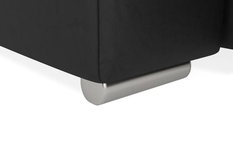 Dynir Stor Hörnbäddsoffa Divan med Förvaring Vänster - Grå / Svart - Products - Möbler - Soffa - Bäddsoffa - Bäddsoffa längsbäddad