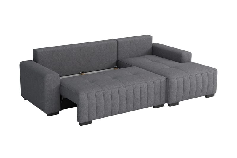 Esher 4-sits Bäddsoffa Vänster - Brun - Products - Möbler - Soffa - Bäddsoffa - Bäddsoffa divan
