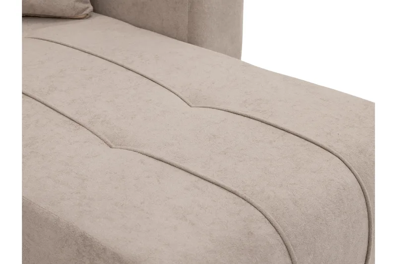 Flo Bäddsoffa Dubbeldivan 4-sits - Grå - Products - Möbler - Soffa - Bäddsoffa - U bäddsoffa