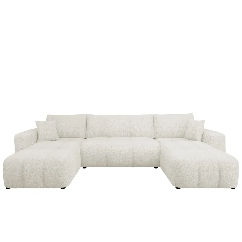 Flo Bäddsoffa Dubbeldivan 4-sits - Vit - Products - Möbler - Soffa - Bäddsoffa - U bäddsoffa