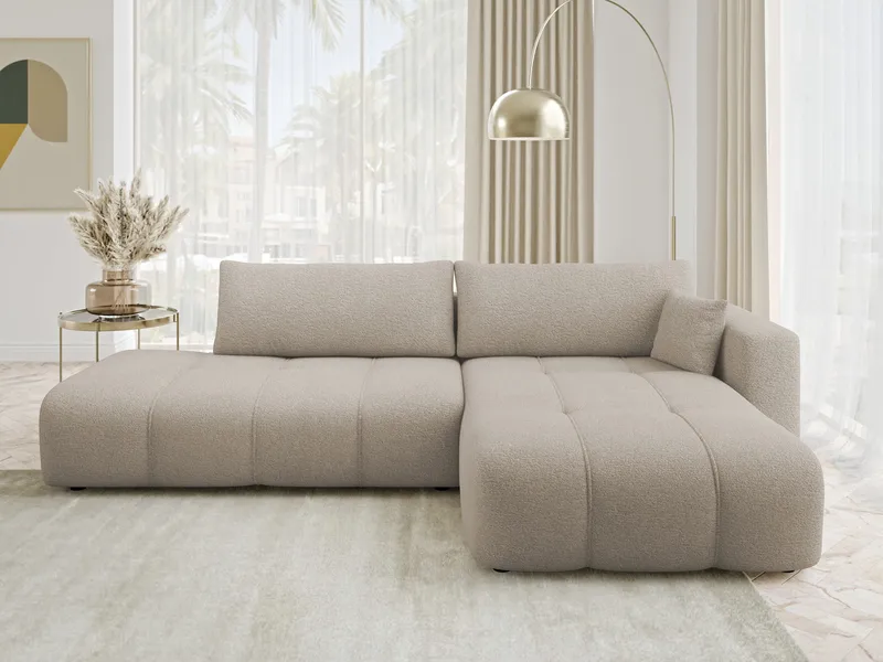 Flo Bäddsoffa med Divan 4-sits - Vit - Products - Möbler - Soffa - Bäddsoffa - Bäddsoffa divan