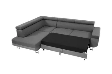 Kintore 3-sits Hörnbäddsoffa Light grey/Dark grey - Products - Möbler - Soffa - Bäddsoffa - Hörnbäddsoffa