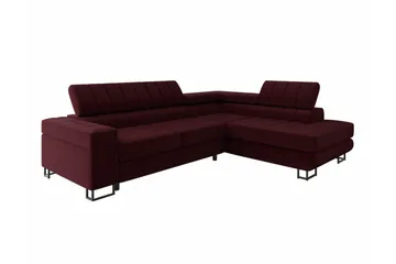Kintore 3-sits Hörnbäddsoffa Red - Products - Möbler - Soffa - Bäddsoffa - Hörnbäddsoffa