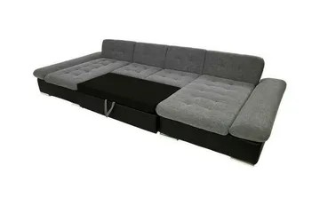 Kintore 4-sits Hörnbäddsoffa Grey - Products - Möbler - Soffa - Bäddsoffa - Bäddsoffa längsbäddad