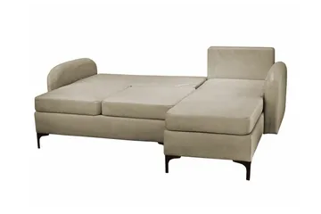 Knocklong 3-sits Hörnbäddsoffa Brown - Products - Möbler - Soffa - Bäddsoffa - Hörnbäddsoffa