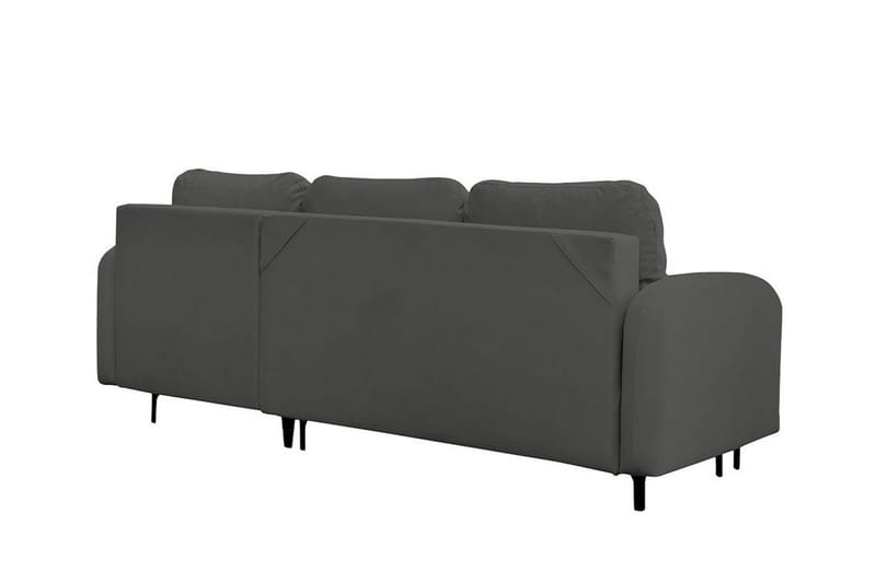 Knocklong 3-sits Hörnbäddsoffa Dark grey - Products - Möbler - Soffa - Bäddsoffa - Hörnbäddsoffa