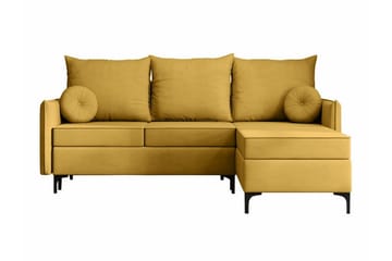 Knocklong 3-sits Hörnbäddsoffa - Gul - Products - Möbler - Soffa - Bäddsoffa - Bäddsoffa divan