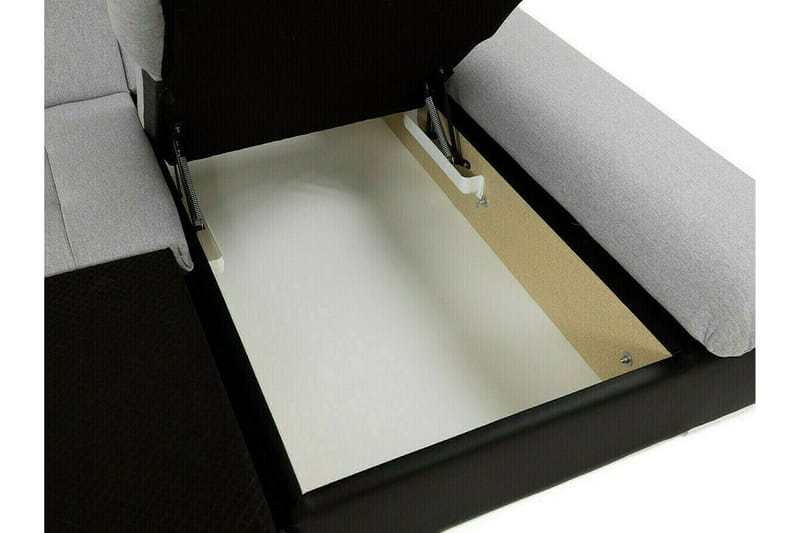 Lomux 3-sits Hörnbäddsoffa Ljusgrå - Products - Möbler - Soffa - Bäddsoffa - Bäddsoffa längsbäddad