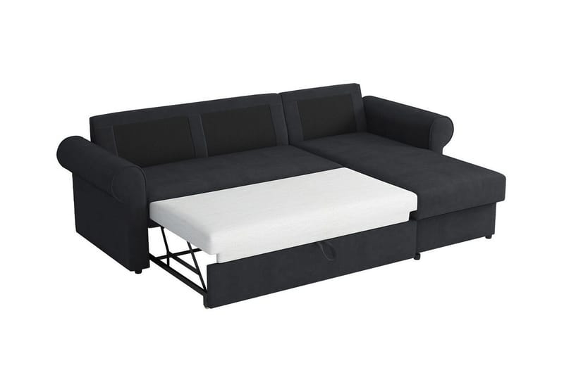 Midfeld 3-sits Hörnbäddsoffa Mustard yellow - Products - Möbler - Soffa - Bäddsoffa - Bäddsoffa divan