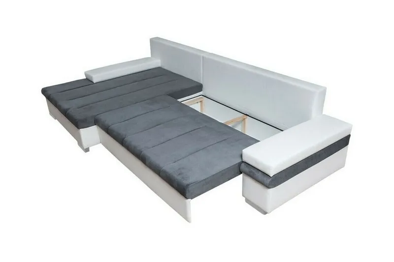 Naoma 3-sits Hörnbäddsoffa beige - Products - Möbler - Soffa - Bäddsoffa - Bäddsoffa längsbäddad