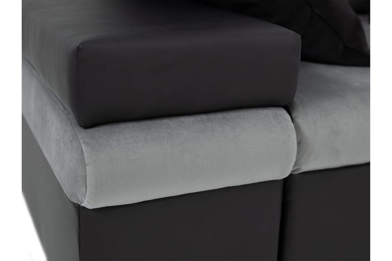 Naoma Bäddsoffa m. Divan 3-sits - Svart - Products - Möbler - Soffa - Bäddsoffa - Bäddsoffa divan