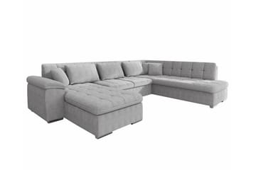 Sakri 5-sits Hörnbäddsoffa Ljusgrå - Products - Möbler - Soffa - Bäddsoffa - Hörnbäddsoffa