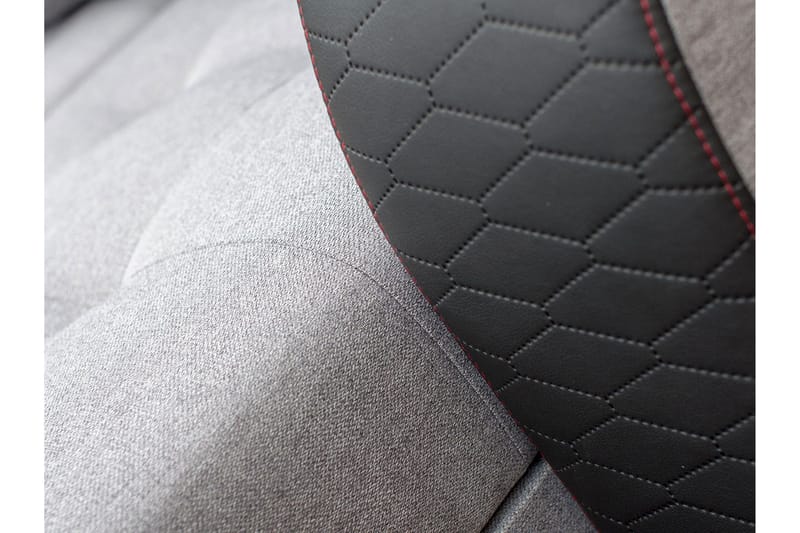 Sydney Divanbäddsoffa 238x140x88 cm LED-belysning - Grå - Products - Möbler - Soffa - Bäddsoffa - Bäddsoffa divan