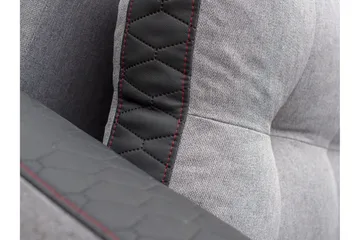 Sydney Hörnsoffa LED-belysning - Brun/Grå - Products - Möbler - Soffa - Bäddsoffa - Bäddsoffa divan