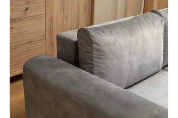 Tacon Bäddsoffa m. Divan 3-sits - Beige/Grå - Products - Möbler - Soffa - Bäddsoffa - Bäddsoffa divan