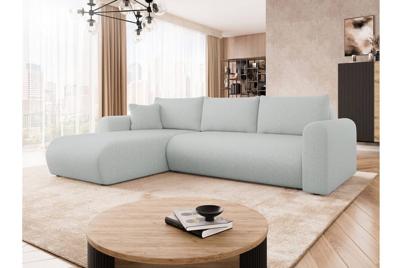 Tacon Bäddsoffa m. Divan 3-sits - Grå - Products - Möbler - Soffa - Bäddsoffa - Bäddsoffa divan