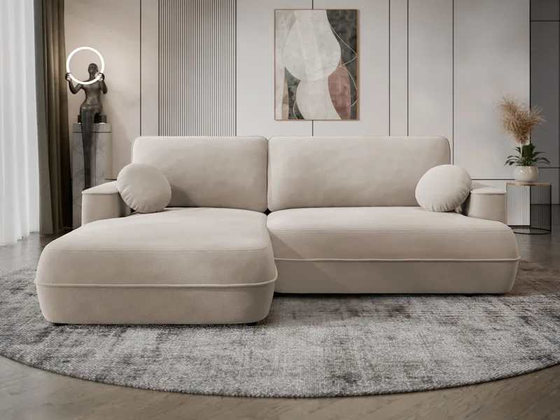 Uppland Bäddsoffa med Divan 3-sits - Beige - Products - Möbler - Soffa - Bäddsoffa - Bäddsoffa divan