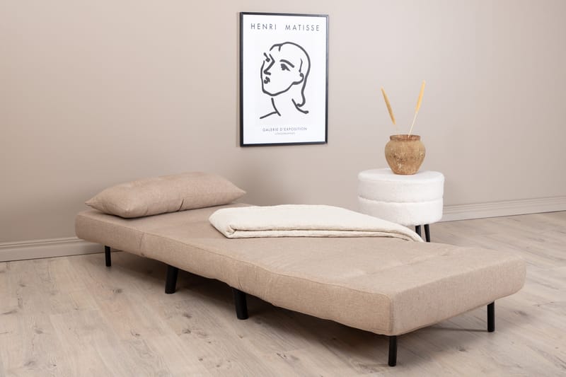 Vicky Bäddsoffa - Brun/Svart - Products - Möbler - Soffa - Bäddsoffa - Framåtbäddad bäddsoffa