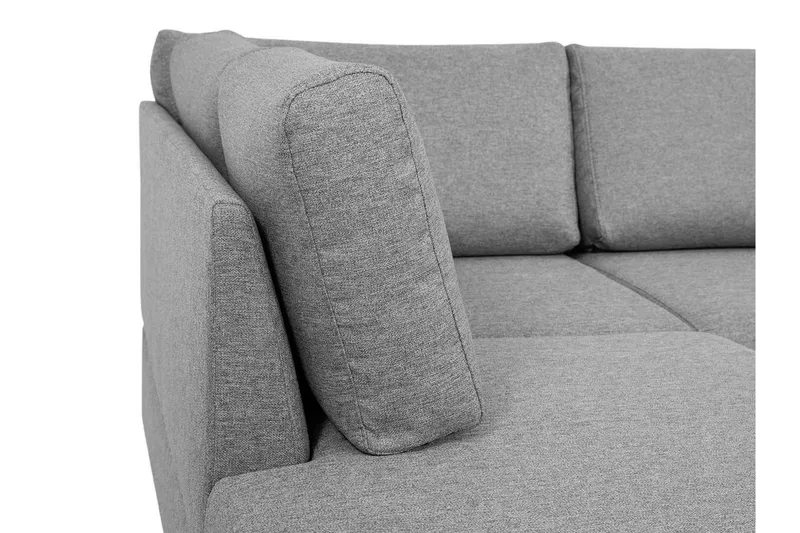 Wilma Stor 6-sits U-formad Bäddsoffa med Förvaring - Svart - Products - Möbler - Soffa - Bäddsoffa - Bäddsoffa divan