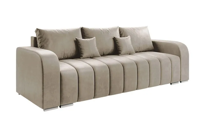 Zulueta 4-sits Bäddsoffa Vänster, Beige