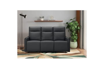 Lugo Reclinersoffa 3-sits - Svart - Products - Möbler - Soffa - Biosoffa & reclinersoffa