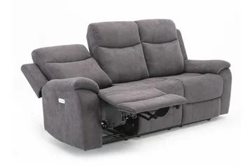 Milo Soffa 3-sits - Grå - Products - Möbler - Soffa - Biosoffa & reclinersoffa - 3 sits biosoffa & reclinersoffa