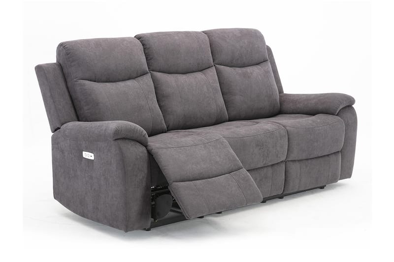 Milo Soffa 3-sits - Grå - Products - Möbler - Soffa - Biosoffa & reclinersoffa - 3 sits biosoffa & reclinersoffa