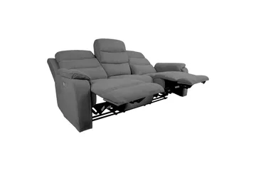 Mimi Reclinersoffa 3-sits Grå - Products - Möbler - Soffa - Biosoffa & reclinersoffa