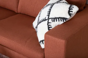 Bolero 3-sits Soffa - Röd - Products - Möbler - Soffa - 3 sits soffa