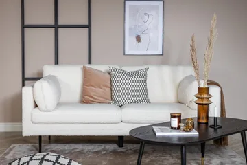 Boom 3-sits Soffa Teddy - Vit - Products - Möbler - Soffa - 3 sits soffa