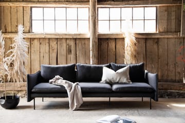 Brunskär Soffa 3-sits Svart - Vind - Products - Möbler - Soffa - 3 sits soffa