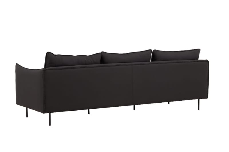 Brunskär Soffa 3-sits Svart - Vind - Products - Möbler - Soffa - 3 sits soffa